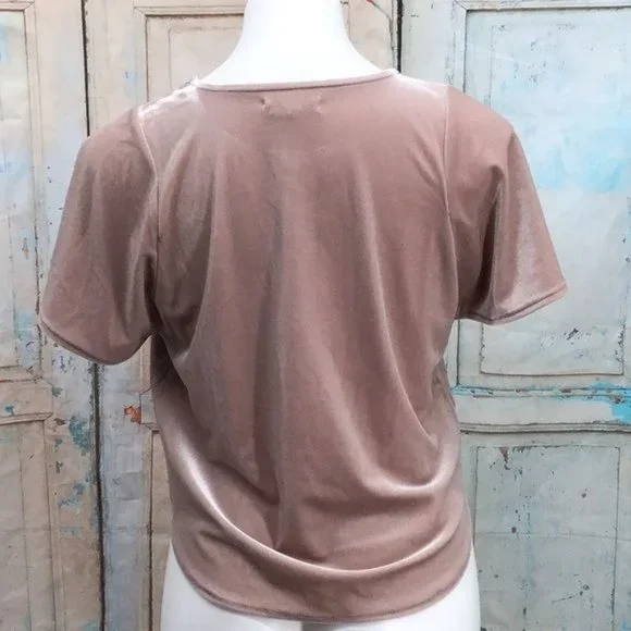 Madewell Crush Velvet Top XXS - Picture 3 of 11